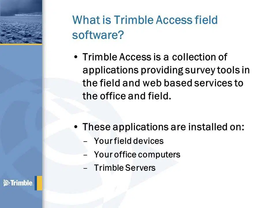 Trimble Access Software